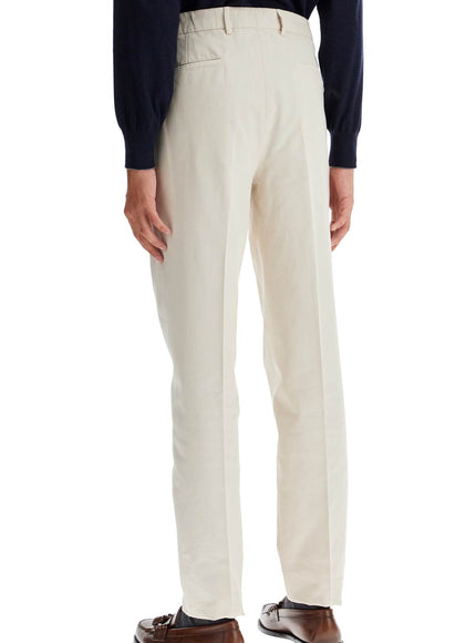 Brunello Cucinelli leisure fit gabardine trousers