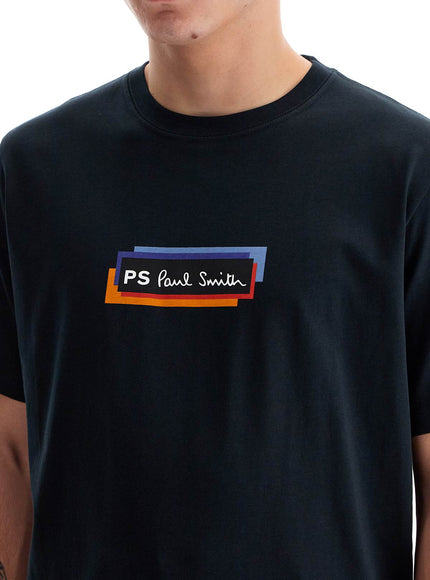 PS Paul Smith Organic Cotton T-Shirt With Logo Print