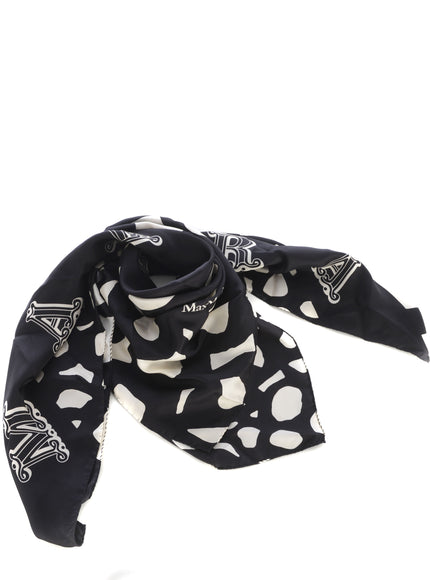 Max Mara Logo Printed Scarf 90