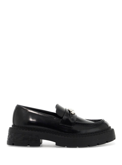 Jimmy Choo marlow leather loafers in