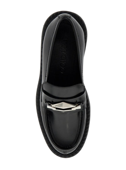 Jimmy Choo marlow leather loafers in