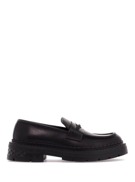 Jimmy Choo leather marlow loafers