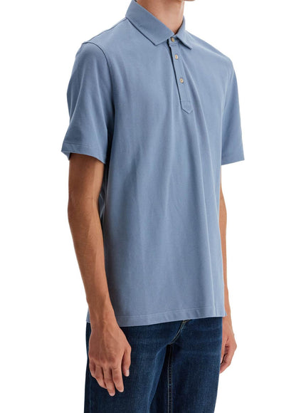 Brunello Cucinelli pique polo shirt