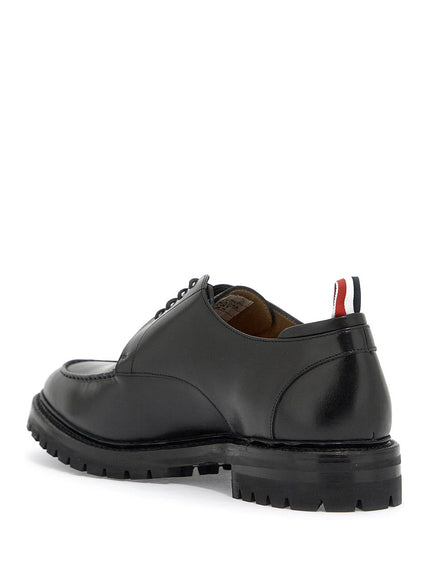 Thom Browne Derby Apron Stitch in pelle liscia