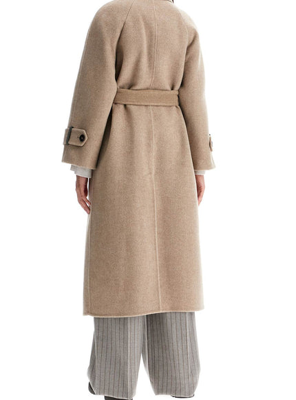 Brunello Cucinelli wool and cashmere coat with belt