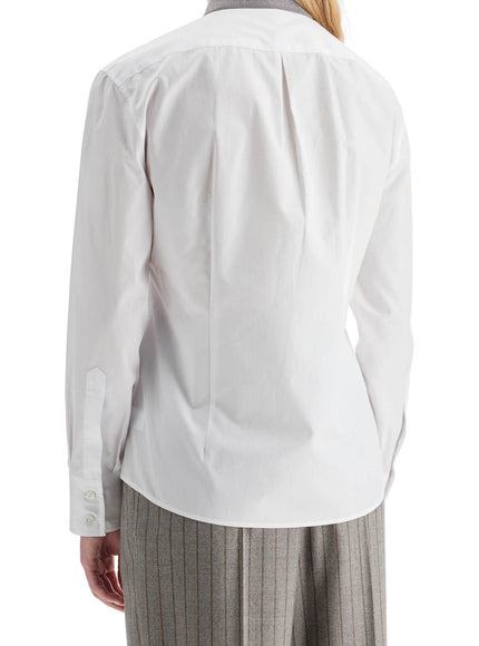 Brunello Cucinelli "shirt with beaded collar