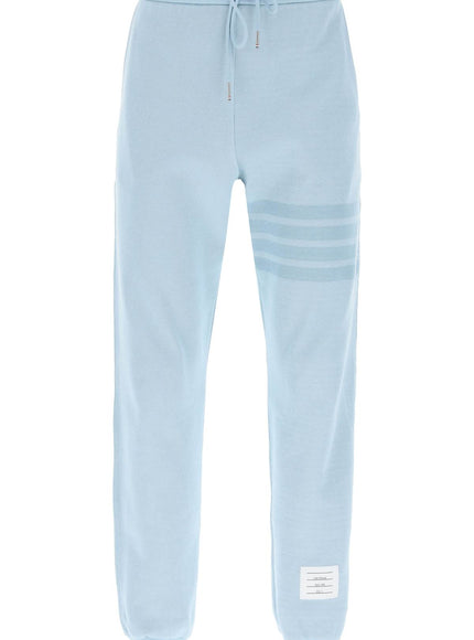 Thom Browne 4-bar joggers in cotton knit