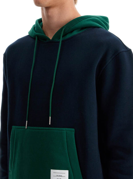 Thom Browne hooded sweatshirt with color