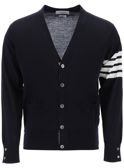 Thom Browne merino wool 4-bar cardigan