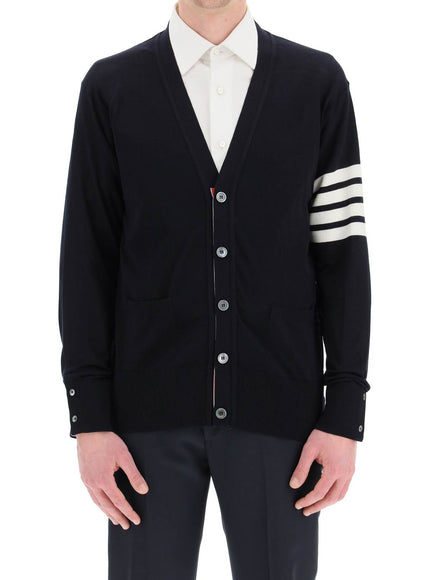 Thom Browne merino wool 4-bar cardigan