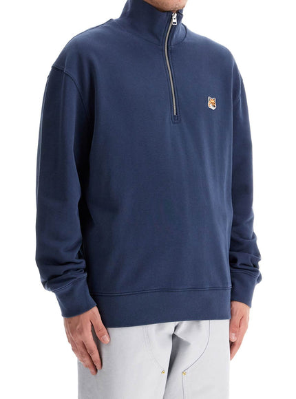 Maison Kitsune "half-zip sweatshirt with fox head