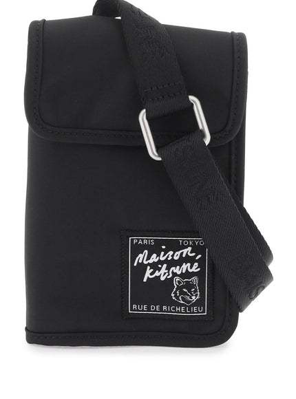 Maison Kitsune shoulder bag the traveller p