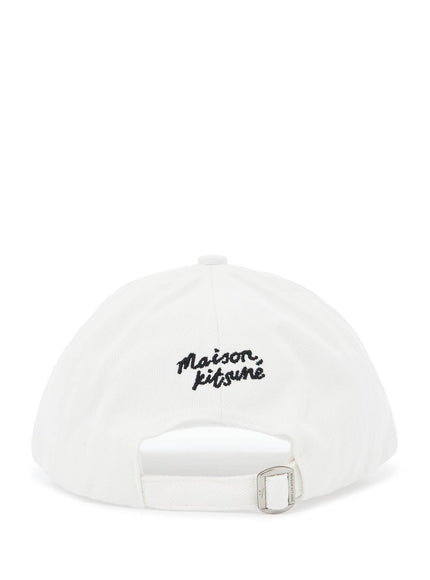 Maison Kitsune fox head baseball cap