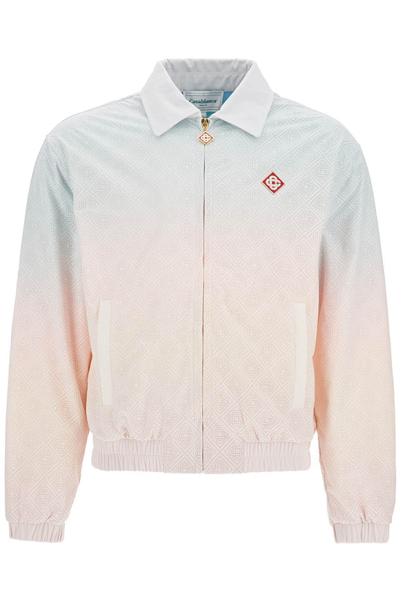 Casablanca track jacket with laser degradé details