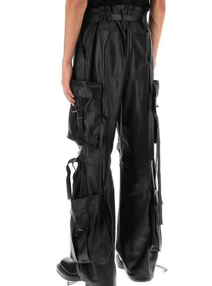 Darkpark luis lamb-leather cargo pants