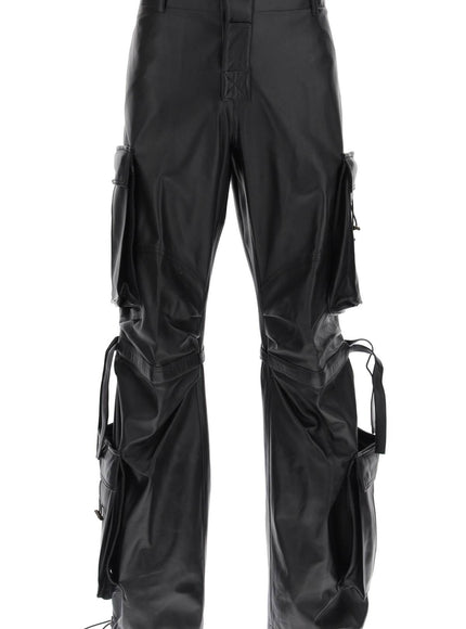 Darkpark luis lamb-leather cargo pants