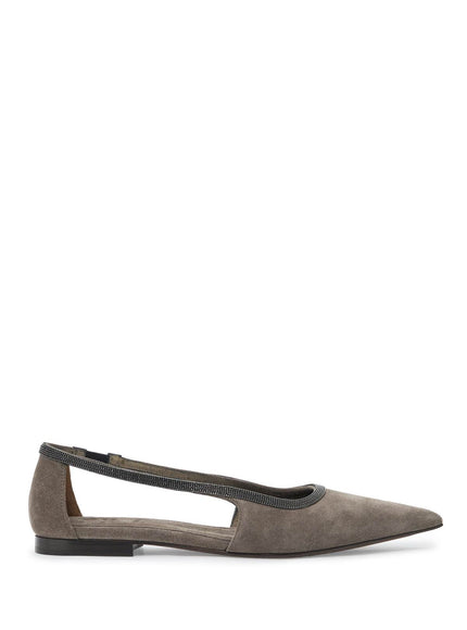 Brunello Cucinelli ballerinas with precious