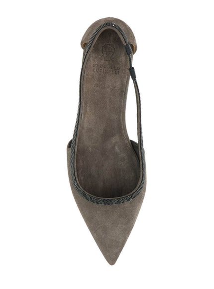 Brunello Cucinelli ballerinas with precious