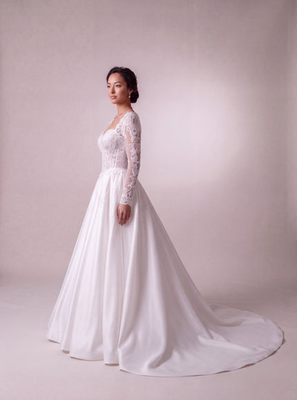 Ellie Belle Macayla Sweetheart Lace Wedding Gown