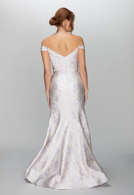 Anne Barge Margo Off the Shoulder Trumpet Gown