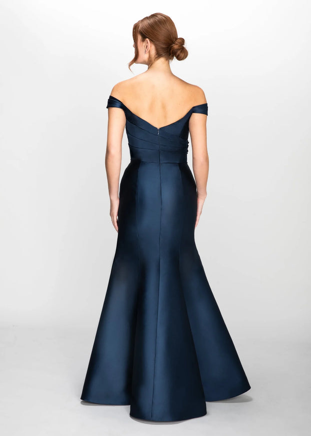 Anne Barge Margo Off the Shoulder Trumpet Gown