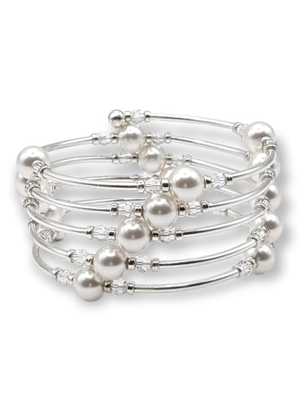 Markie Pearl Wrap Cuff Bracelet