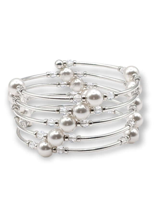 Markie Pearl Wrap Cuff Bracelet
