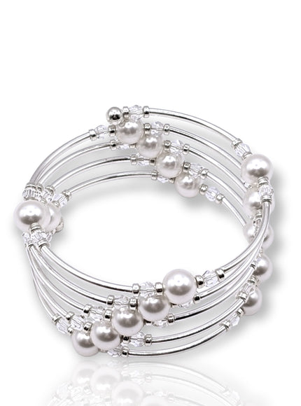 Markie Pearl Wrap Cuff Bracelet