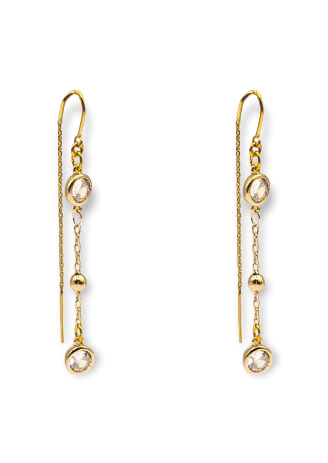 Melissa Crystal Threader Earring