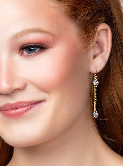 Melissa Crystal Threader Earring