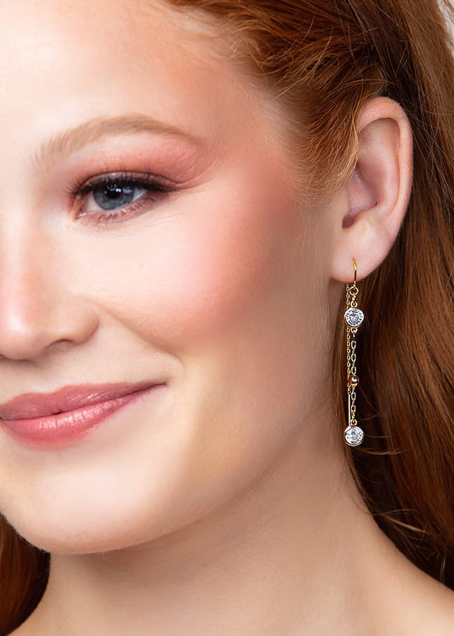 Melissa Crystal Threader Earring