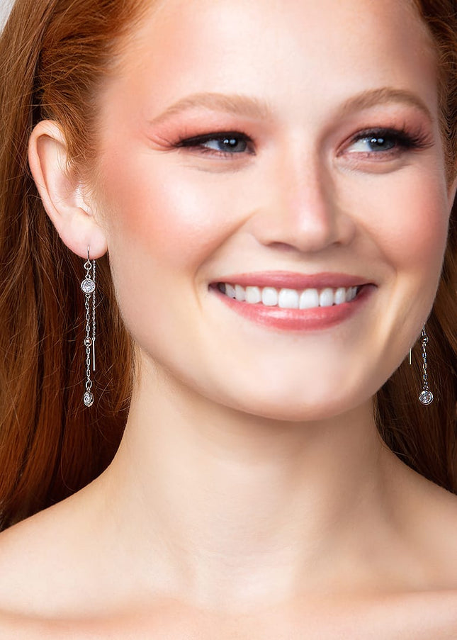 Melissa Crystal Threader Earring