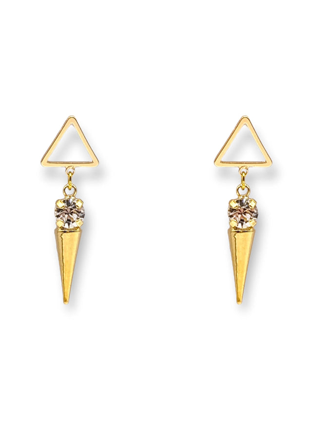 Micky Crystal Spike Drop Earring