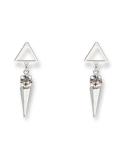 Micky Crystal Spike Drop Earring