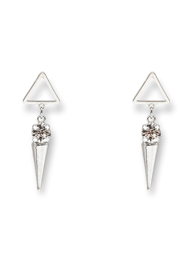 Micky Crystal Spike Drop Earring