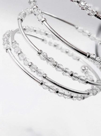 Miranda Crystal Wrap Cuff Bracelet