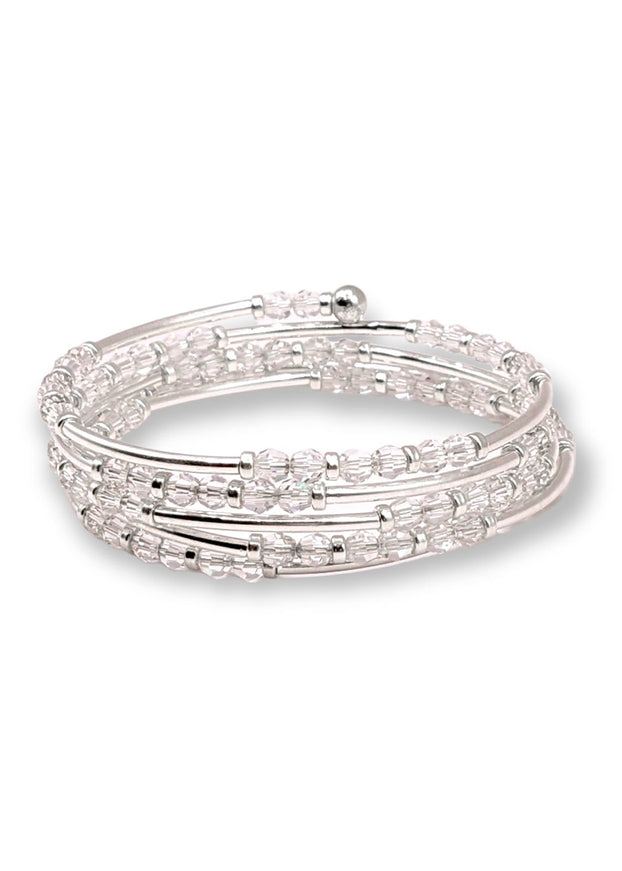 Miranda Crystal Wrap Cuff Bracelet