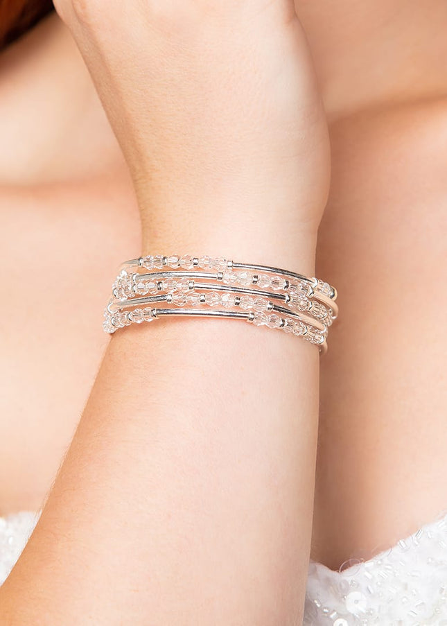 Miranda Crystal Wrap Cuff Bracelet