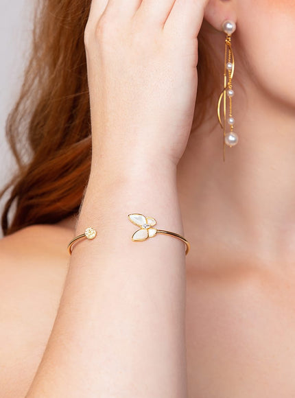 Missy Butterfly Bangle Bracelet