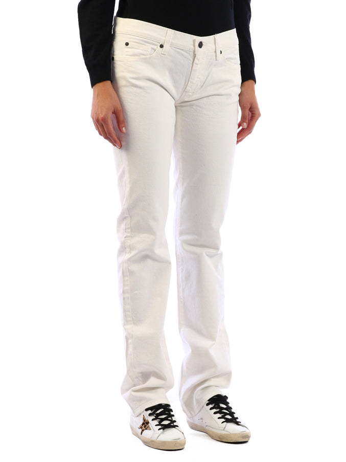 For All Mankind White Jeans