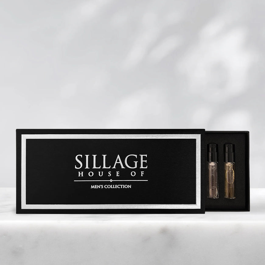 House of Sillage Men's Parfum Collection Sample Set 10 x 1.8ml