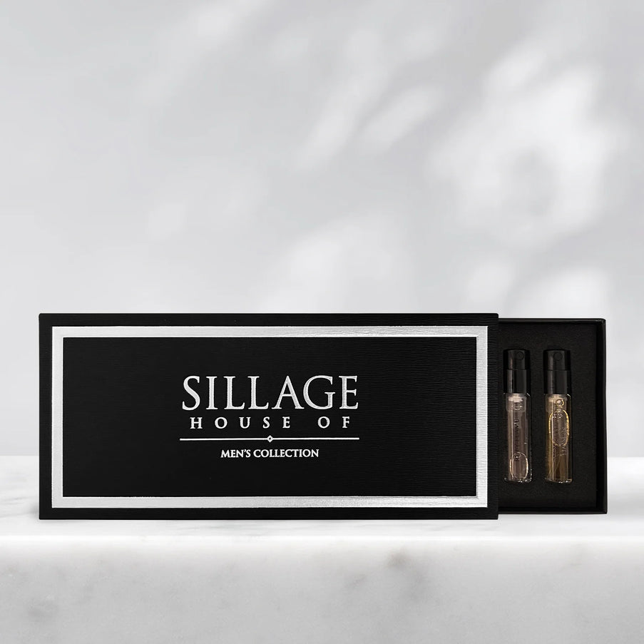 House of Sillage Men's Parfum Collection Sample Set 10 x 1.8ml