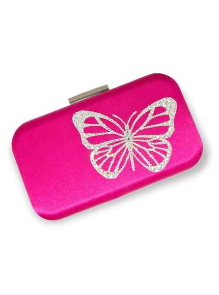 Monarch Crystal Butterfly Clutch