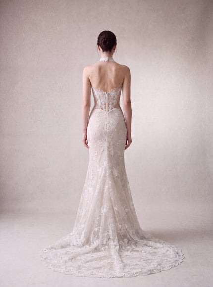 Ellie Belle Monroe Two-in-One Lace Mermaid Wedding Gown