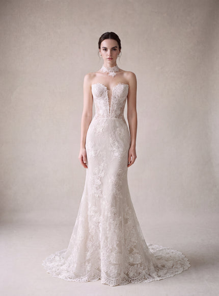 Ellie Belle Monroe Two-in-One Lace Mermaid Wedding Gown