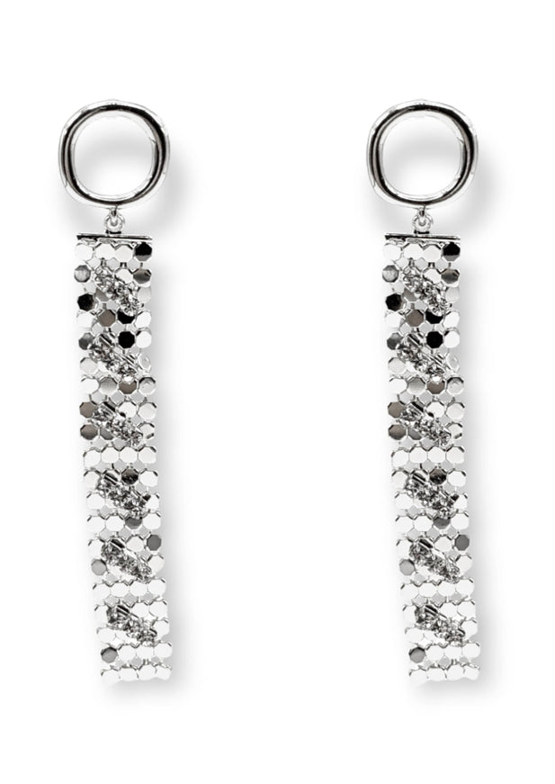 Morgan Disco Ball Crystal Drop Earrings