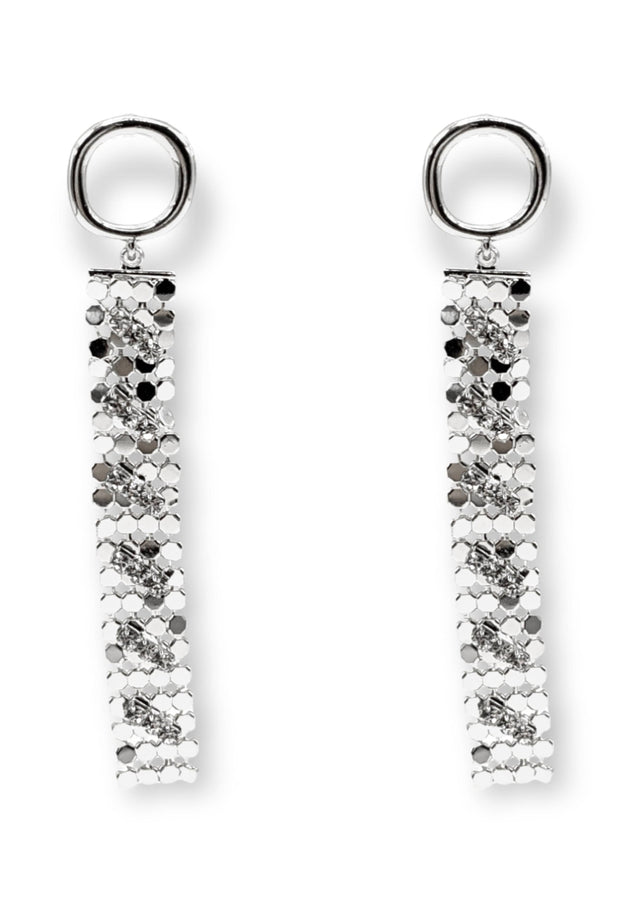 Morgan Disco Ball Crystal Drop Earrings