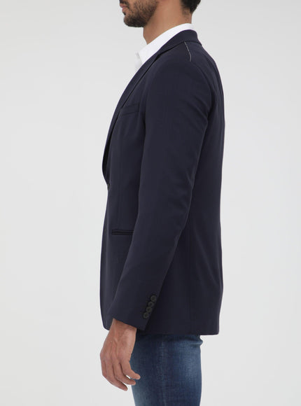 Tonello Blue Wool Jacket - Ellie Belle