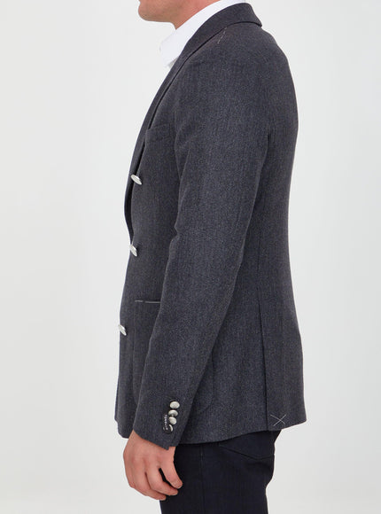 Tonello Grey Wool Jacket - Ellie Belle