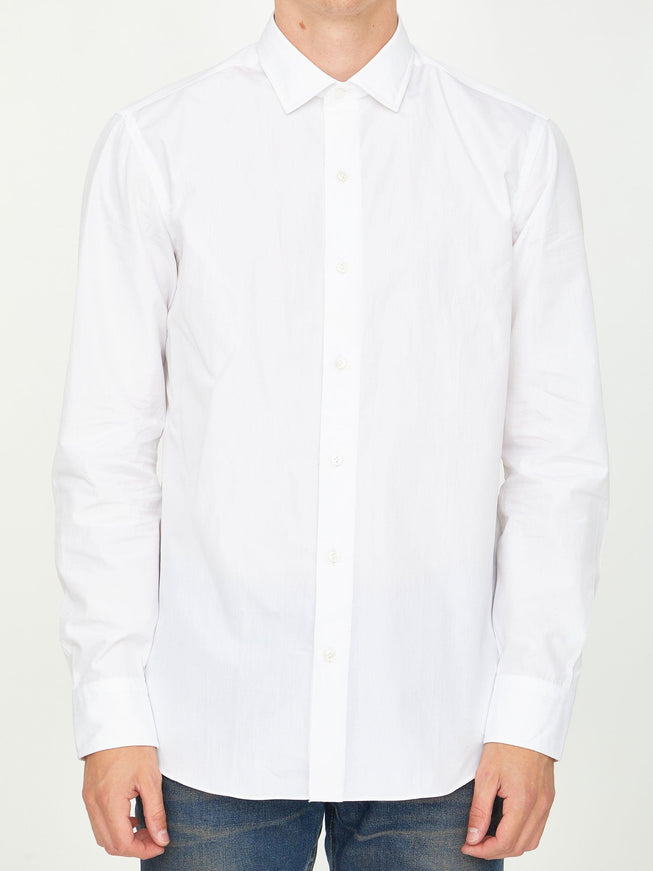 Salvatore Piccolo White Cotton Shirt - Ellie Belle